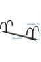 A set of 3 black under-cabinet cup holders, under-cabinet cup storage hooks, and 12-hook coffee cup holders. - 2