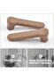 4-pack door handle gloves - antistatic protection - brown - 2