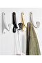 3.5-inch (approx. 8.9 cm) Modern Towel Hooks, 4-Pack, Wall-Mounted, Single-Claw, Brushed Bronze Matte Black Surface Towel Hat Holder, For Bathroom - 5