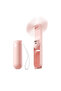 Portable mini fan, rechargeable handheld fan, 19-hour battery life, with flashlight and power bank functions, 3-in-1 foldable pocket fan, pink.