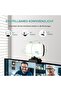 Video Conferencing Light, Square with Clip & USB, 80 LEDs, 3 Colors, 10 Brightness, 360° Rotating, 3000-6000K - 2