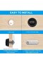 Combination Lock Three-Digit Four-Piece Set Drawer Filing Cabinet 5-12mm Panels Aluminum Alloy - 5