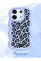 Poco X6 5g Compatible Wavy Frame Leopard Print High Quality Silicone Phone Case