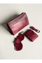 100% Genuine Crazy Cowhide Leather (Handbag, Wallet, Glasses Case, Keychain) Set Stylish and Minimalist - 7