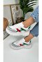 Daily Women's Sneaker Thick High Sole Lace Up Comfortable Tiger Stripe Sports Shoes 032 - 3