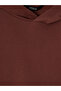 Brown Kangaroo Pocket Men's Hoodie - 6