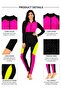 Women’s One-Piece Full-Coverage Swimsuit with Long Sleeves, Full-Length Legs, Colour-Block Design and Front Zipper - 4