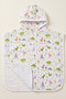 La Notte Tiny Rox 100% Cotton Muslin Baby & Kids Poncho Towel (0-3 Years)
