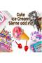 Slime Kit Toy DIY Ice Cream – DIY Slime Making Set with 31 Accessories - 7