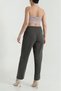 Women's High Waist Pleated Imported Crepe Trousers - 4