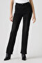 723 High Waist Straight Cut Black Women's Jeans - 4