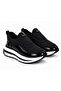 Black Women's Daily Orthopedic Sole Sneaker Shoes - 3