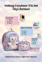 Girl's Plush Teddy Bear Primary School Backpack, Lunch Bag and Pen Holder 3-Piece Set - 4