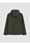 Khaki Regular Fit Hooded Men's Jacket - 6