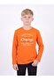 Boy's Round Neck Sweatshirt with Print Detail - 2