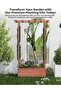 1PCS Wooden Climbing Planter Bed Orange - Fashionable, Simple, Comfortable, Practical, and Wooden - 3