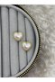 💎   Premium Shiny Gold Color Pearl-Looking Heart Model Women's Bijouterie Earrings - 3