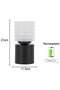 Wireless Rechargeable Touch LED Bedside Table Lamp with Timer for Bedroom & Camping (Black) - 5