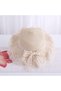 Summer breathable foldable sun hat with UV protection, bow, wide brim, soft beach hat, suitable for little girls and children. - 2