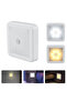 3-pack motion-sensing LED nightlights, for bathrooms, bedside tables, hallways, corridors, toilets, stairs, and cabinets, smart nightlights - 2