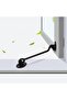 2-Pack Black Stainless Steel Windproof Cabin Hooks with Screws, Exterior Door Hook Eye Locks and Bolts - 6