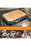 Rectangular springform bread pan with base, dimensions 28x14.2x6.5 cm, DIY baking cake mold, non-stick coating, easy to clean. - 5