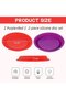 Silicone Fruit Base Mold - BPA-free - Non-stick coating - Quiche Pizza Pies - Cake Pan - Set of 2. - 5