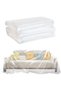 2-Piece Transparent Plastic Sofa Cover - Waterproof & Wear-Resistant Furniture Dustproof Sheet (200cm x 300cm)