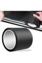 Carbon fiber door sill strips 10 cm x 3 m - Car door sill stickers - Car door edge protection