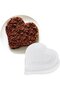 Heart-shaped silicone cake mold - 20 x 20 cm - Suitable for baking cakes, muffins, buttercreams, and chocolates - Non-stick kitchen baking utensils - 5
