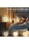 Wake Up Light Moon Lamp with Light Alarm Clock 2 Alarms RGB Moonlight 8 Colors Natural Sounds Bedside 3 Brightness Levels Night for Women Girls Boys - 3