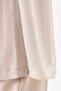 Chiffon Front Sleeveless Combed Cotton Undergarment - Stone - 6