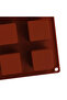 Square silicone molds, 2-pack mousse cake baking molds, suitable for desserts and cheesecakes. - 5