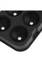 Food-grade silicone reusable non-stick ice cream mold set, suitable for parties and bars, black (179×122×50mm). - 3