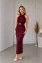 Rolland Glitter Halter Neck Dress