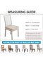 2-Pack Waterproof Elastic Chair Covers - Removable & Washable Non-Slip Protective Covers for Restaurant & Hotel Chairs - 35*35*5 cm - Beige - 4