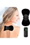 Mini Massager - Electronic Impulse Device - Muscle Relaxation After Workout - Adjustable Electrode Pads - 18.8 x 9.6 cm - Black - 4