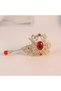 Retro-style decorative traditional hair bun Chinese Hanfu hairpins rhinestone gold chopsticks wedding bridal sticks party dress side clips wedding - 2