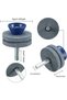 A set of 3 universal lawnmower blade sharpeners, suitable for any electric or manual drill bit. - 2