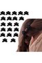 Women's Mini Hair Clip Set (20 pieces) - Small Bow Claw Hair Clips - Non-slip Hair Clips - Black