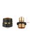 3/4 inch (approx. 1.9 cm) garden hose quick-connect, quick-connect garden hose accessories, male and female quick-release hose fittings (6-pack) - 5