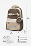 Brown Korean Style School Bag with Accessories Primary School - Middle School - 5