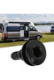 10-Piece Hull Through-Connector 3/4-inch Hose Fitting Drain Outlet Accessory (Black) - 3