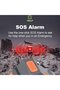 Emergency solar weather radio, 10000mAh hand crank AM/FM/WB/NOAA multiple source power bank flashlight SOS, Orange - 5
