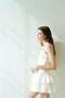 Smocked-bodice bandeau dress - 3