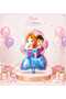 Snowflake Princess Themed Foil Balloon 24 Inch Helium Compatible Birthday Party Balloon Girl's Party Decoration