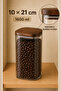 Vacuum Borosilicate Glass Food Storage Container with Acacia Lid 1600 ml * 8462-1 - 5