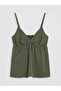 Alita City with a Difference, Lcw Dream Green Satin Flat Strap Women's Pajama Set - 6