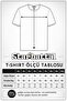 Men's Large Size Crew Neck T-Shirt Forget to Rules 25156 Black - 4