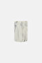 Marble Ribbed Toothbrush Tumbler, Beige